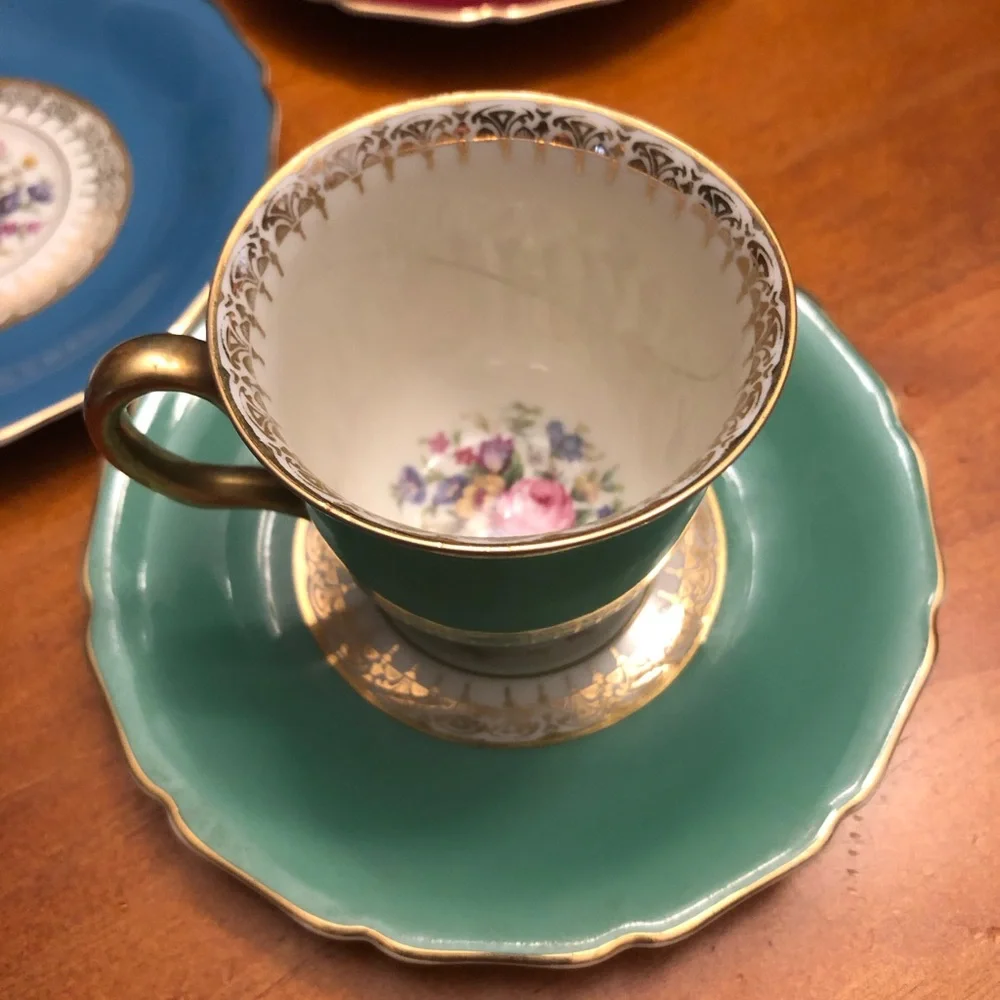 Expresso Multicolor Floral Cup and Saucer Set - Picture 8 of 9